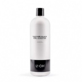 LI:OH The Pure Black Pre-Shampoo Detoksifitseeriv, sügavpuhastav šampoon 1000ml
