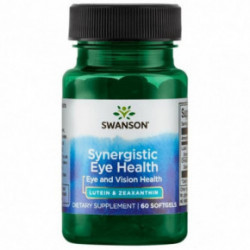 SWANSON Synergistic Eye and Vision Health Lutein and Zeaxanthin Natūralus luteinas 60 kapsulių