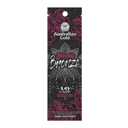 Australian Gold Adorably Black 35x Delightfully Dark Bronzing Lotion Įdegį skatinantis losjonas 250ml