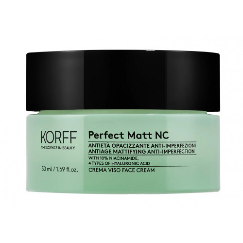 KORFF Perfect Matt NC Antiage Mattifying Face Cream Stangrinantis, matinį atspalvį suteikiantis veido kremas 50ml