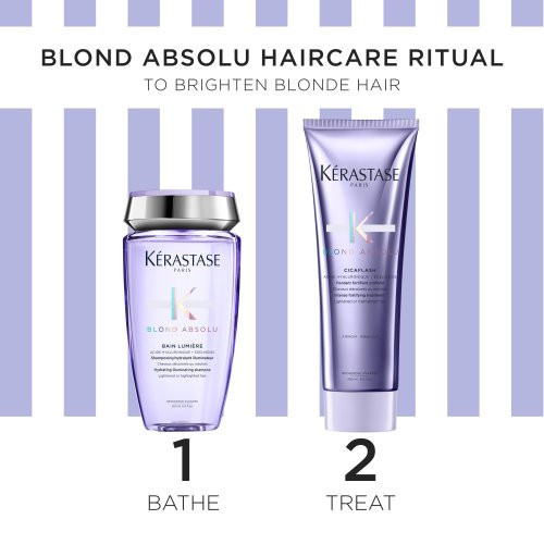 Kérastase Blond Absolu Gift Set Šviesintų plaukų priežiūros priemonių rinkinys 2x250ml