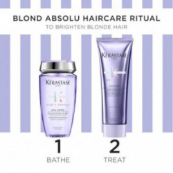 Kérastase Blond Absolu Gift Set Šviesintų plaukų priežiūros priemonių rinkinys 2x250ml