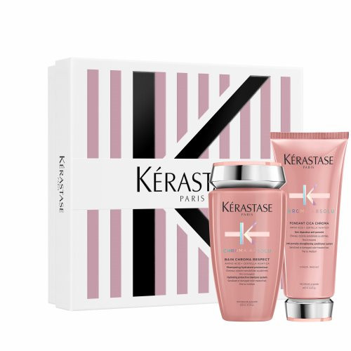 Kérastase Chroma Absolu Gift Set Drėkinamasis, apsauginis dažytų plaukų rinkinys 250ml+200ml