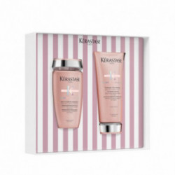 Kérastase Chroma Absolu Gift Set Drėkinamasis, apsauginis dažytų plaukų rinkinys 250ml+200ml