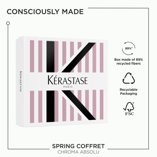 Kérastase Chroma Absolu Gift Set Drėkinamasis, apsauginis dažytų plaukų rinkinys 250ml+200ml