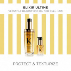 Kérastase Elixir Ultime L'Huile Gift Set Žvilgesio suteikiantis plaukų aliejų rinkinys visų tipų plaukams 75ml+30ml