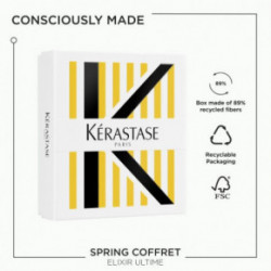 Kérastase Elixir Ultime L'Huile Gift Set Žvilgesio suteikiantis plaukų aliejų rinkinys visų tipų plaukams 75ml+30ml