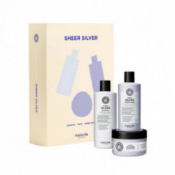 Maria Nila Sheer Silver Beauty Box Šviesiaplaukėms skirtas rinkinys