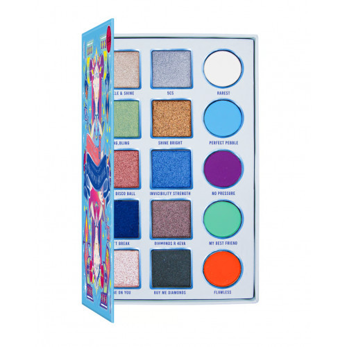 J.Cat Beauty House Of Queens 15 Color Palette Šešėlių paletė akims Diamond Dealer
