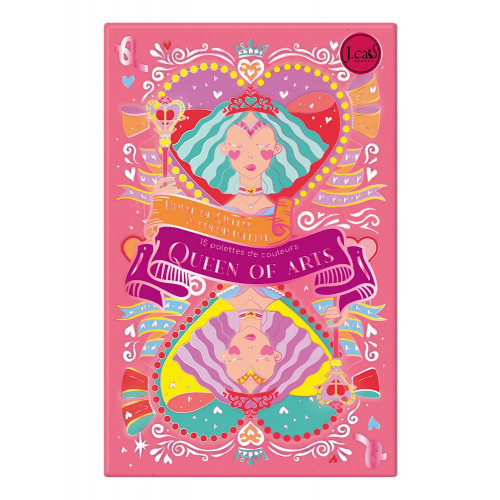 J.Cat Beauty House Of Queens 15 Color Palette Šešėlių paletė akims Diamond Dealer