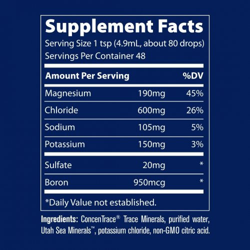 Trace Minerals 40,000 Volts Electrolyte Concentrate Elektrolitai 237ml