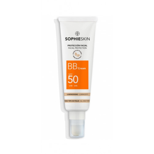 Sophie Skin BB Cream SPF50 Facial Sunscreen Spalvą suteikiantis apsauginis BB veido kremas 50ml