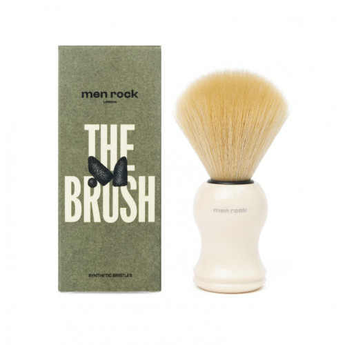 Men Rock Synthetic Shaving Brush Skutimosi šepetėlis su sintetiniais šeriais 1vnt.