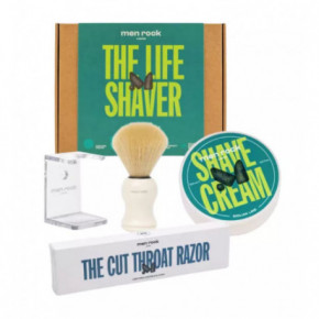 Men Rock The Life Shaver Sicilian Lime Ultimate Shaving Kit Skūšanās komplekts ar viena asmens skuvekli 1gab.