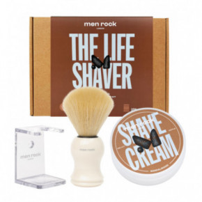 Men Rock The Life Shaver Sandalwood Essential Shaving Kit Skutimosi priemonių rinkinys 1vnt.