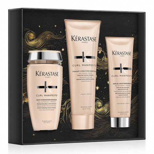 Kérastase Curl Manifesto Holiday Gift Set 2024 Banguotų ir garbanotų plaukų priemonių rinkinys