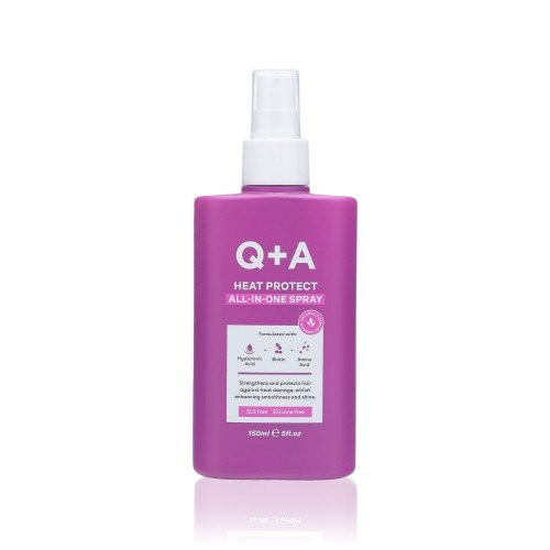Q+A Heat Protect All-In-One Spray Nuo karščio saugantis purškiklis 150ml