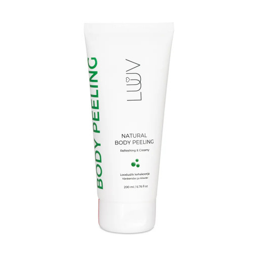 Luuv Natural Body Peeling Natūralus kūno šveitiklis 200ml
