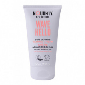 Noughty Wave Hello Curl Taming Cream Garbanas pabrėžiantis kremas banguotiems ir garbanotiems plaukams 150ml