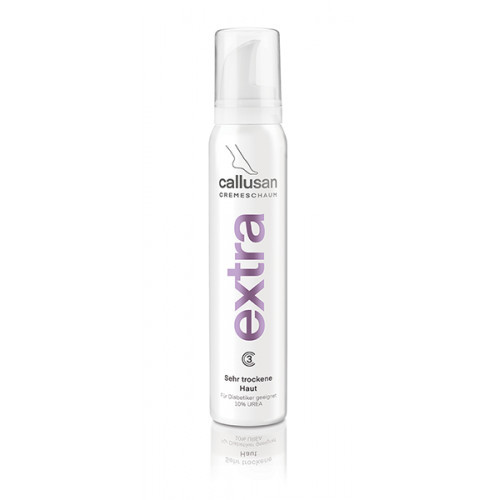 Callusan Extra Foot Cream Mousse Kreminės putos labai sausoms pėdoms 125ml