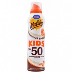 Malibu Kids Continuous Spray Lotion Purškiamas apsauginis losjonas nuo saulės 175ml