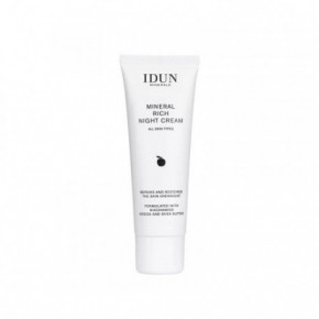 IDUN Rich Night Cream Naktinis veido kremas su niacinamidu 50ml