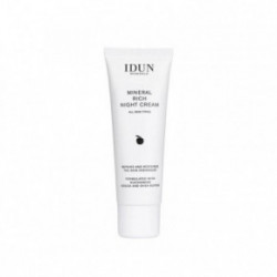 IDUN Rich Night Cream Naktinis veido kremas su niacinamidu 50ml