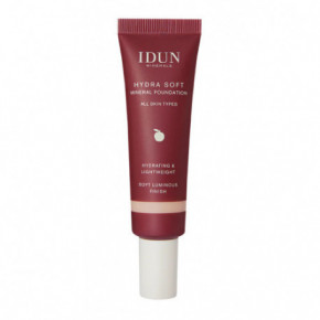 IDUN Hydra Soft Mineral Foundation Vedel mineraalne jumestuskreem 30ml
