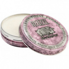 Reuzel Pink Heavy Hold Grease Stiprios fiksacijos plaukų vaškas 35g