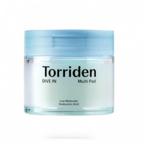 Torriden Dive-In Low Molecule Hyaluronic Acid Multi Pad Esencijos padeliai 80vnt