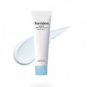 Torriden Dive-In Mild Sunscreen SPF50+ PA++++ Päikesekaitsekreem tsinkoksiidiga 60ml
