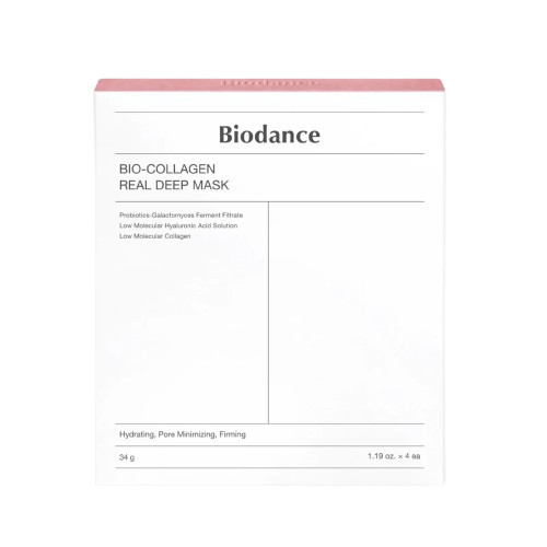 Biodance Bio Collagen Real Deep Mask Giliai drėkinanti veido kaukė 4x34 g.