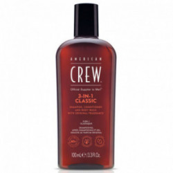 American Crew 3in1 Classic Body&Hair Šampūnas, kondicionierius ir dušo želė 250ml