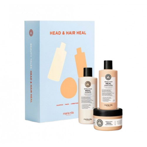 Maria Nila Head & Hair Heal Beauty Box Jautriai ir sudirgusiai galvos odai skirtas rinkinys