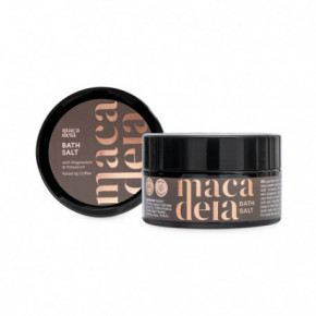 Macadeia Relaxing Coffee Bath Salt with Magnesium & Potassium Atpalaiduojanti kavos aromato vonios druska su Magniu ir kaliu 200g