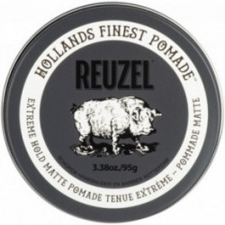 Reuzel Extreme Hold Matte Pomade Itin stiprios fiksacijos matinė plaukų pomada 95g