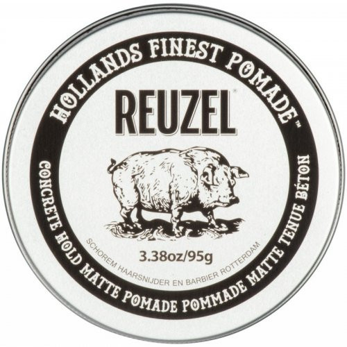 Reuzel Concrete Hold Matte Pomade Itin stiprios fiksacijos plaukų formavimo pomada 35g