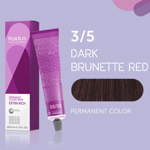 Kadus Professional Extra Rich Creme Permanent Hair Color Plaukų dažai 60ml