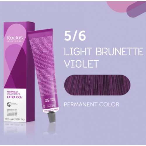 Kadus Professional Extra Rich Creme Permanent Hair Color Plaukų dažai 60ml