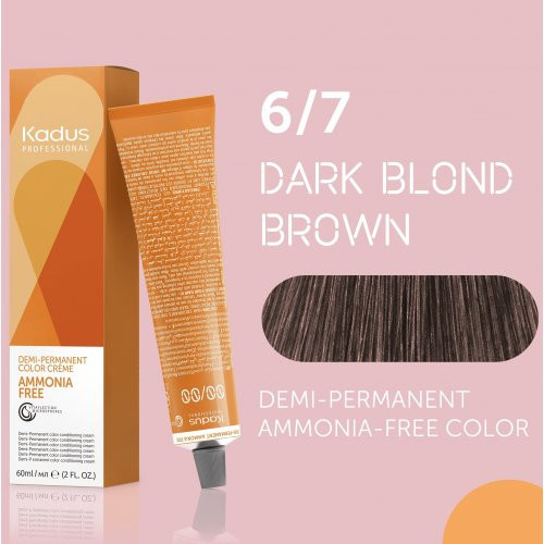 Kadus Professional Demi‑Permanent Ammonia‑Free Color Plaukų dažai be amoniako 60ml