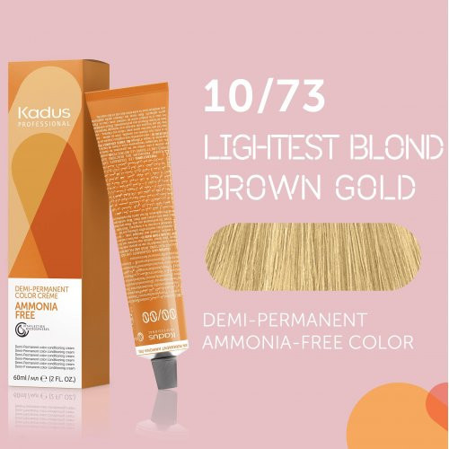 Kadus Professional Demi‑Permanent Ammonia‑Free Color Plaukų dažai be amoniako 60ml