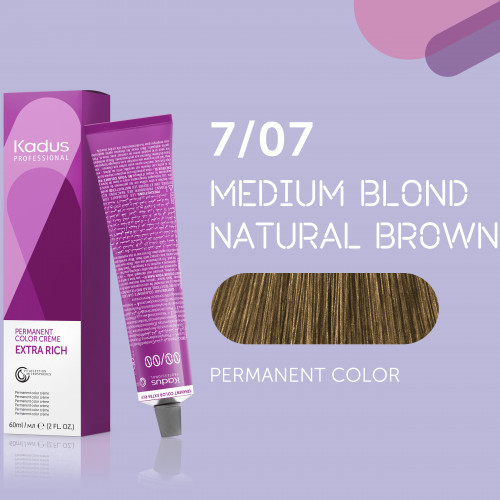 Kadus Professional Extra Rich Creme Permanent Hair Color Plaukų dažai 60ml