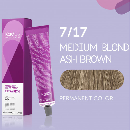 Kadus Professional Extra Rich Creme Permanent Hair Color Plaukų dažai 60ml