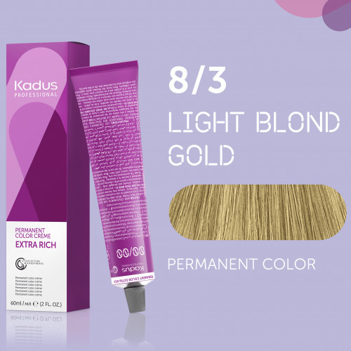 Kadus Professional Extra Rich Creme Permanent Hair Color Plaukų dažai 60ml