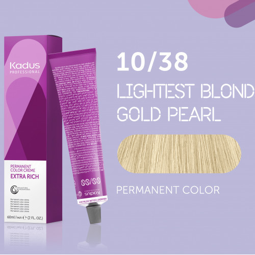 Kadus Professional Extra Rich Creme Permanent Hair Color Plaukų dažai 60ml