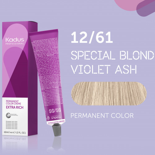 Kadus Professional Extra Rich Creme Permanent Hair Color Plaukų dažai 60ml