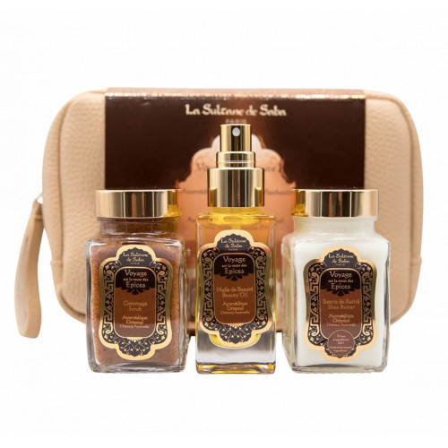 La Sultane De Saba Ayurvedic Body Gift Set Ajurvedos rinkinys kūnui 100ml+100ml+50ml