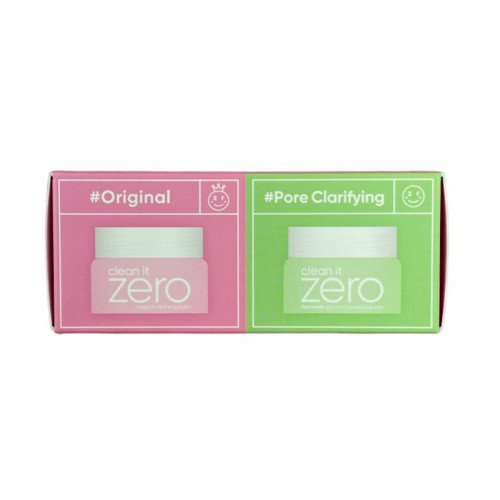Banila Co Clean it Zero Balm Mini Kit – Original + Pore Clarifying Valomųjų balzamų rinkinys 2x7ml