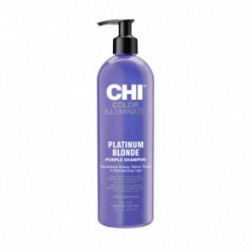 CHI Ionic Color Illuminate Platinum Blonde Shampoo Spalvos atgaivinimo šampūnas 355ml