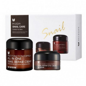 Mizon Snail Care Caress My Face Sejas kopšanas komplekts